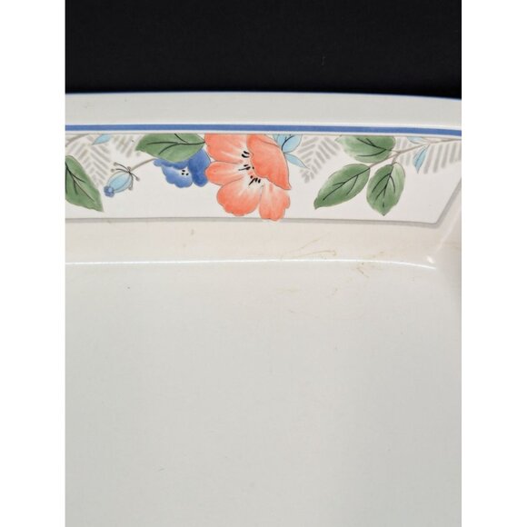 Mikasa Intaglio CAC42 Country Poppies Baking Casserole Dish 10 1/2" x 13" - Picture 3 of 8